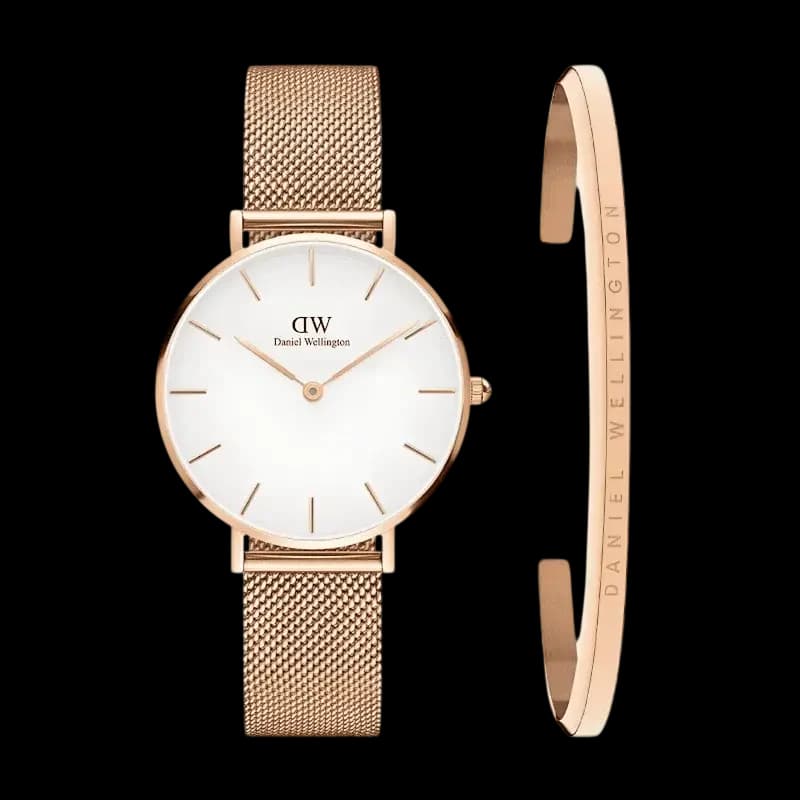 Montre Classique Élégante Rose Gold